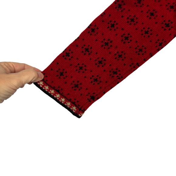 Telluride Clothing Co 100% wool Nordic pattern grandmacore size Medium - Picture 5 of 6